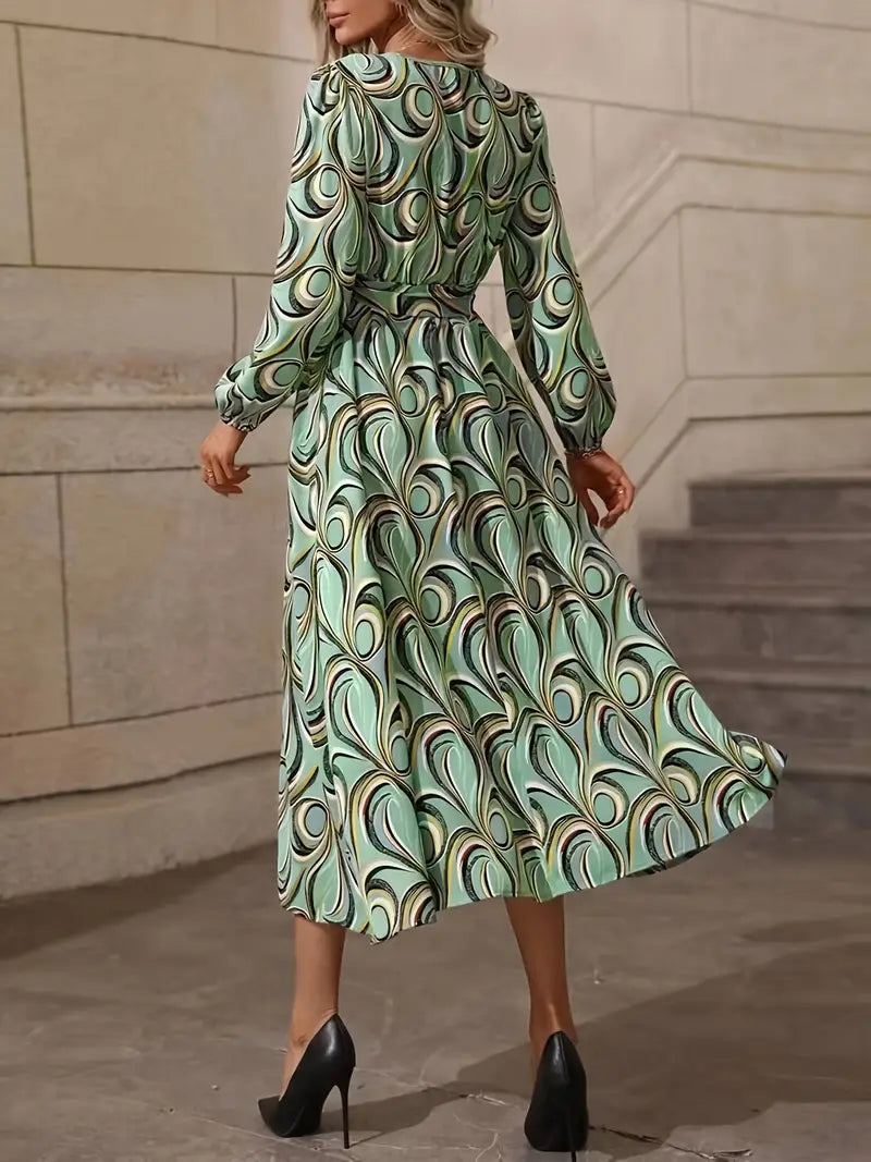Women’s Wrap Neckline Dress