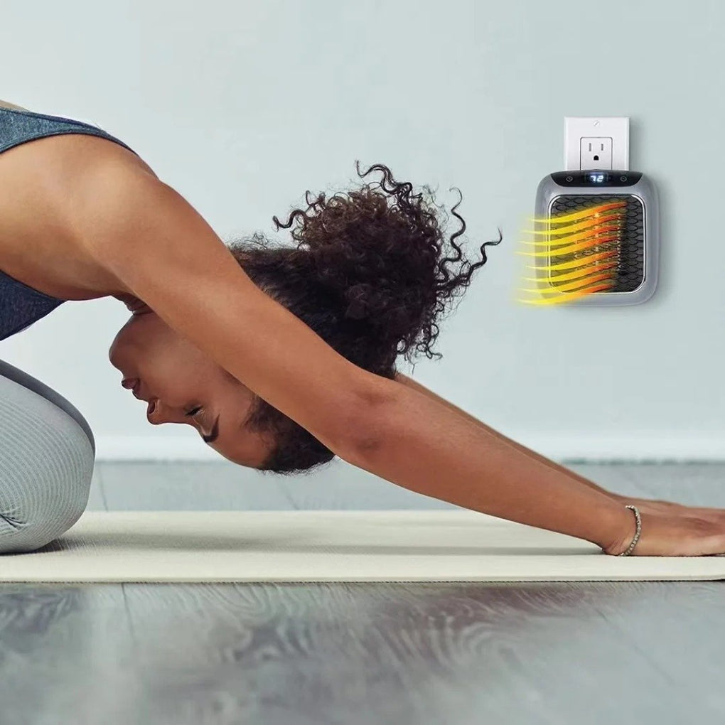 Compact mini portable electric heater for small rooms