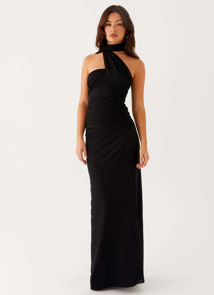 Women's Floral Maxi Dress Summer Sleeveless Elegant
