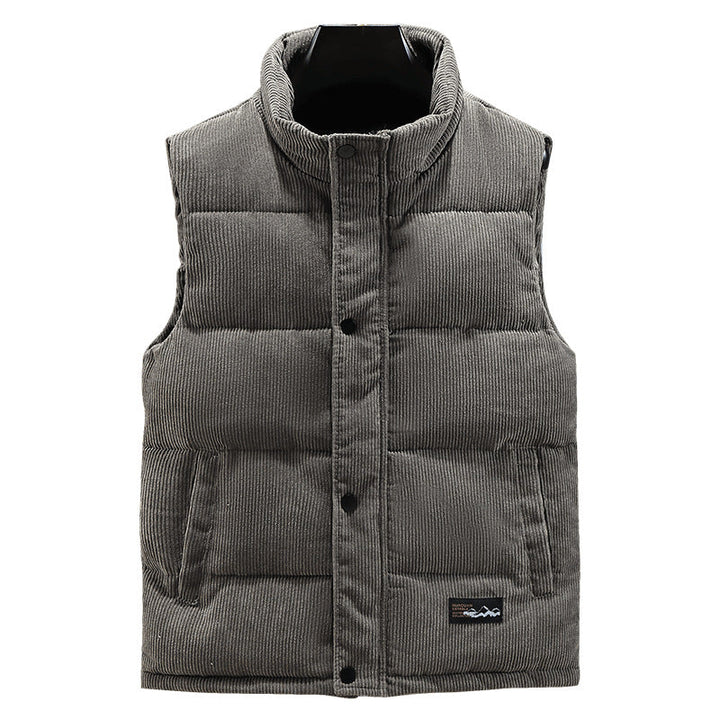 Men's Corduroy Body Warmer with Pockets