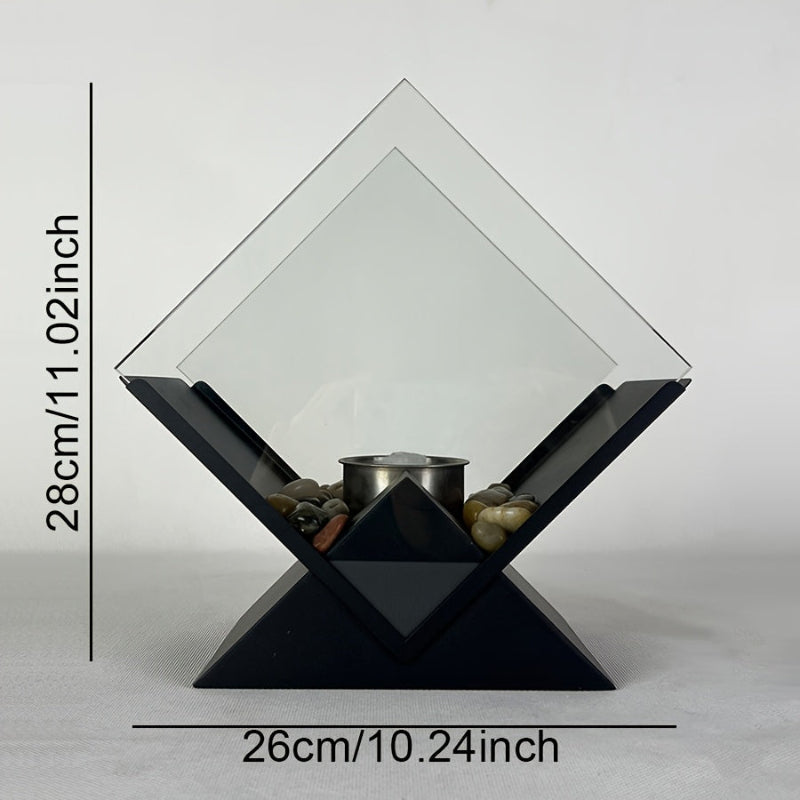 Einzigartiger tragbarer Heizstrahler aus Metall mit Kerzenheizung für draußen und drinnen