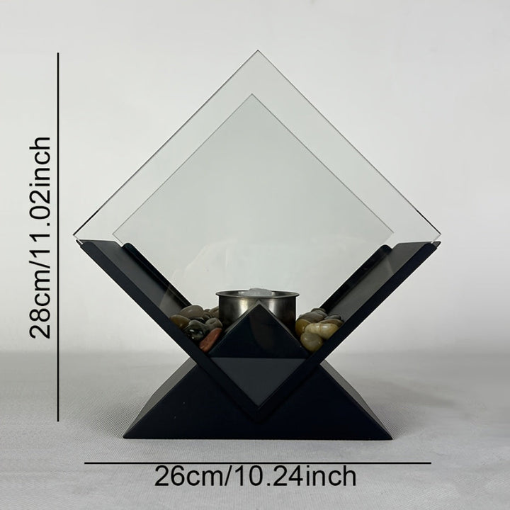 Einzigartiger tragbarer Heizstrahler aus Metall mit Kerzenheizung für draußen und drinnen