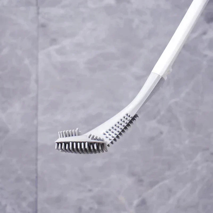 Hygienic toilet brush with holder