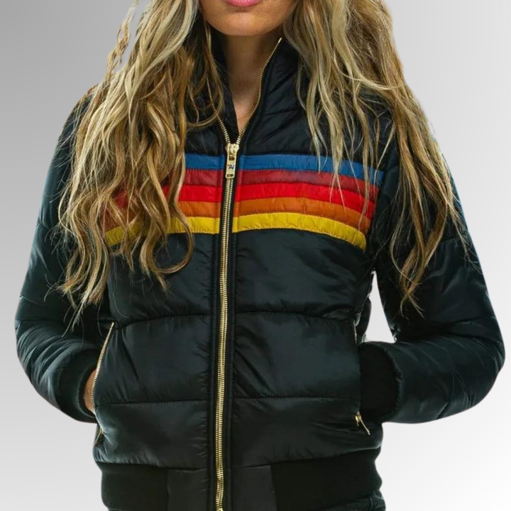 Women's Rain Jacket with Waterproof Design