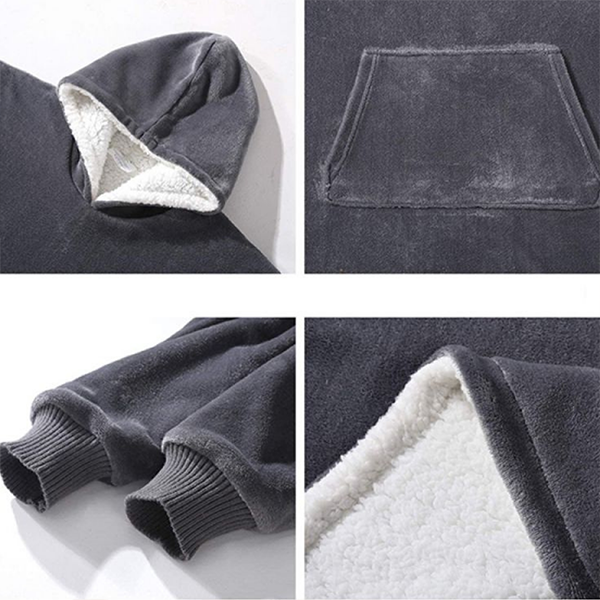 Women's Oversized Hooded Blanket Sweatshirt