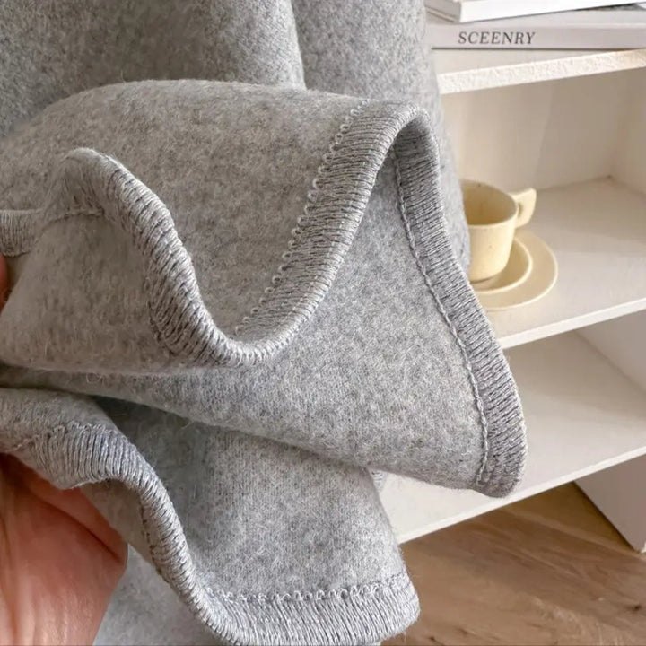 Damen Poncho Mantel Mit Winddichtem Design