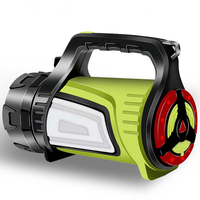 Waterproof LED flashlight with double-sided light – For outdoor use &amp; emergencies