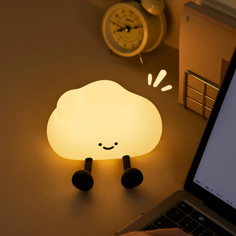 Silikonlampe in Wolkenform für sanftes Licht