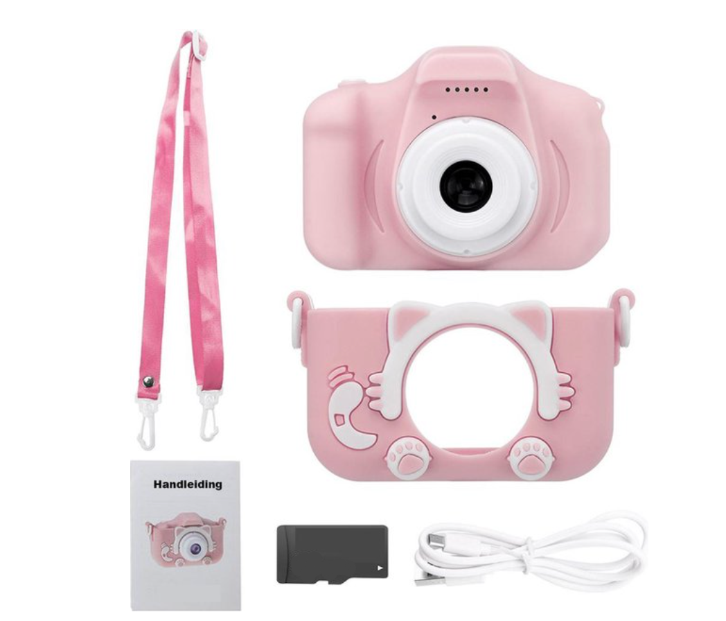 HappyPic Kids Camera with HD 1080p &amp; 20MP – Shockproof &amp; with Games