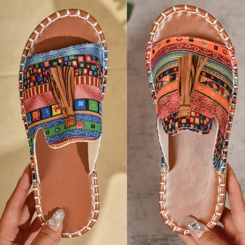 Bohemian Tassel Sandals for Women