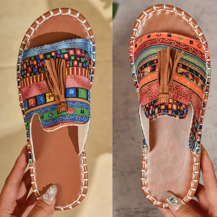 Bohemian Tassel Sandals for Women