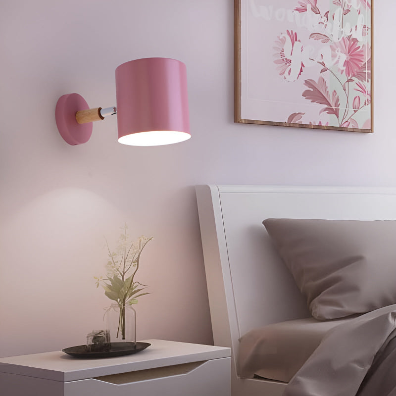 Nordic style pastel wall light - modern color accent