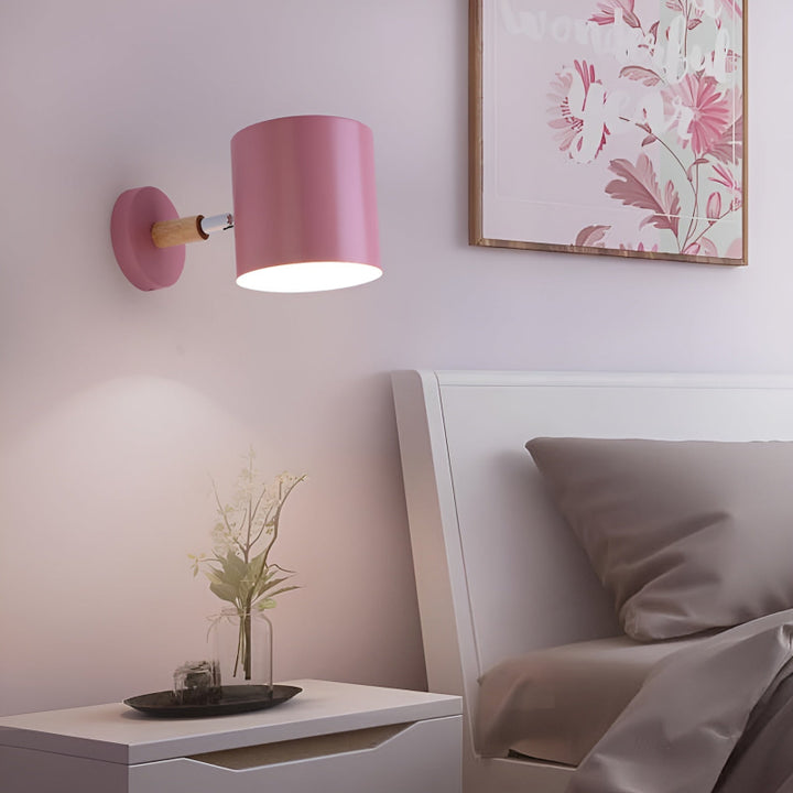 Nordic style pastel wall light - modern color accent