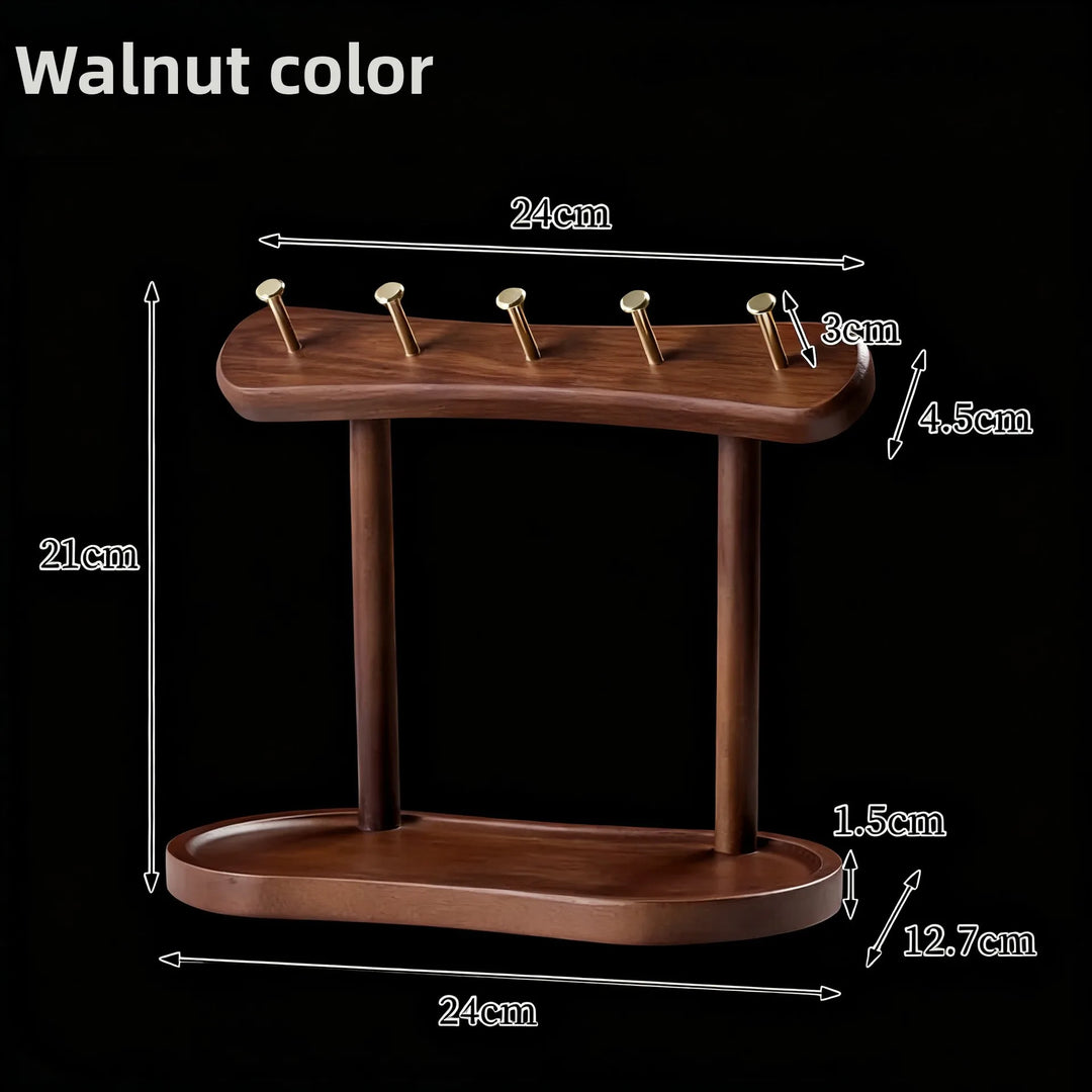 Wandhaken Massivholz Schlüsselorganizer