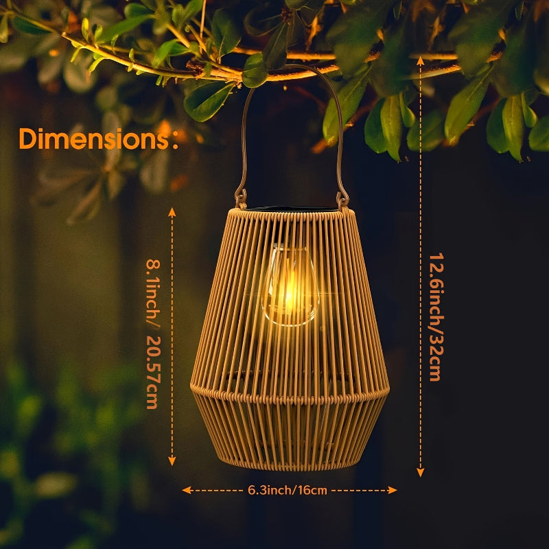 Decorative solar lantern for outdoor use, waterproof 