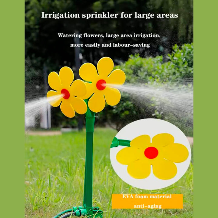 Blumenförmiger dekorativer Gartensprenger