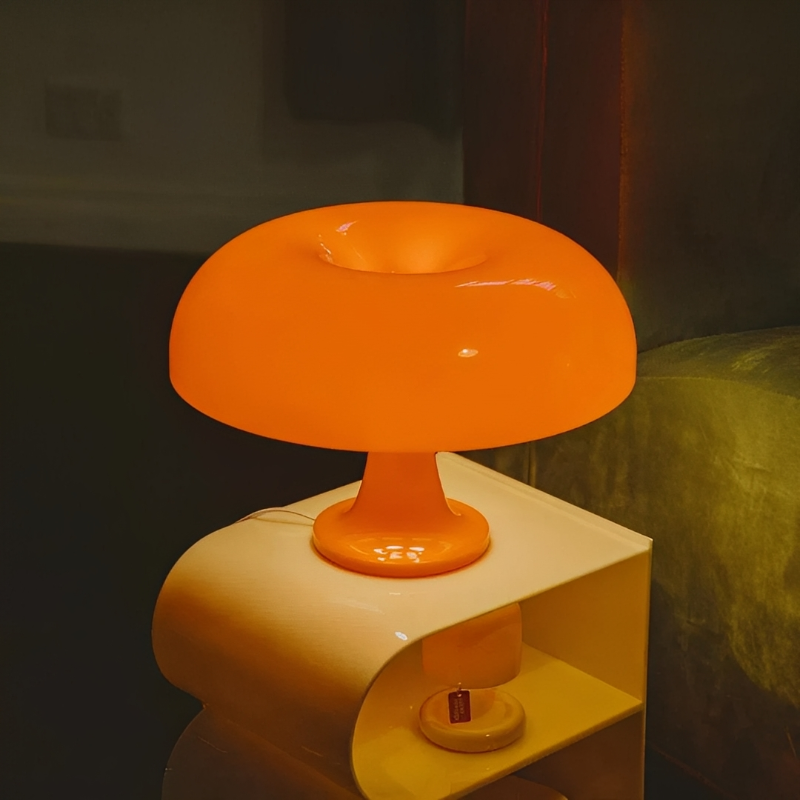 Mushroom table lamp – Retro LED lamp dimmable with USB &amp; three color modes