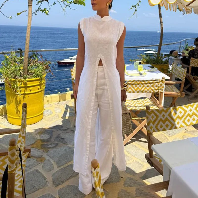 Breathable Two-Piece Lounge Set for Women