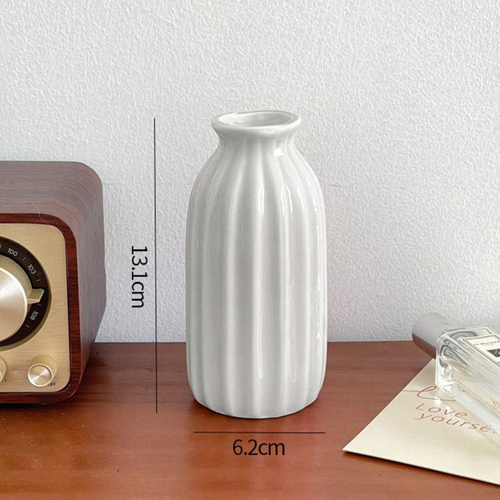 Keramik Blumenvase Minimalistisches Design