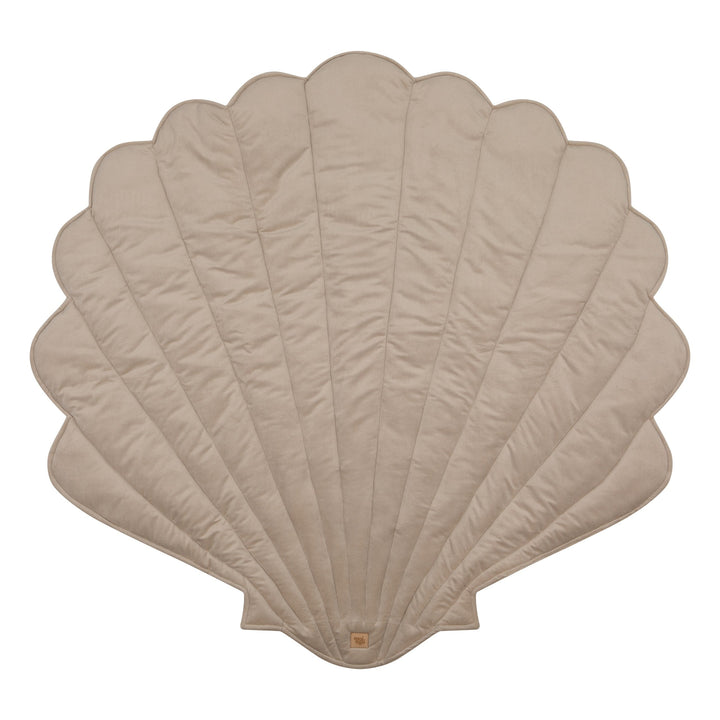 Spielmatte Bio-Baumwolle Samt Beige