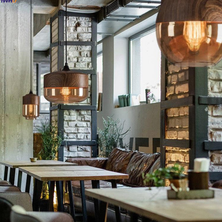 Hängeleuchte Holz Glas – Skandinavisches Design für Esszimmer und Wohnzimmer