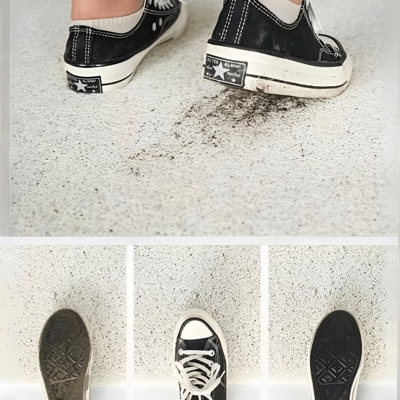 Cute smiley face doormat – non-slip &amp; water-absorbing for the entrance area