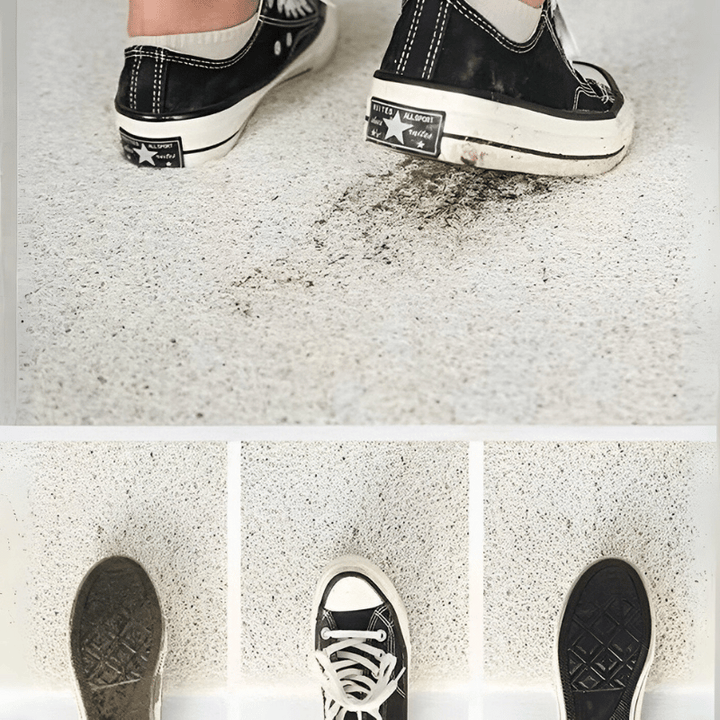 Cute smiley face doormat – non-slip &amp; water-absorbing for the entrance area