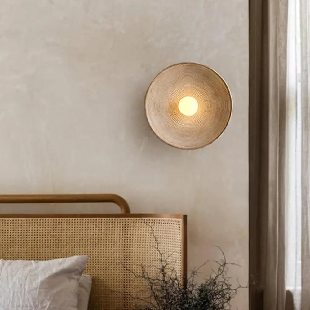 Minimalist organic LED wall light for living room and bedroom