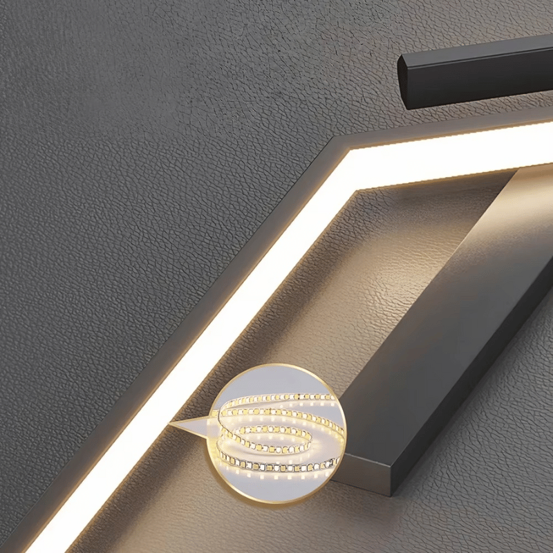 Modern wall lamp with artistic flair