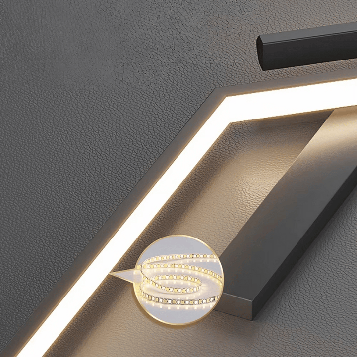 Modern wall lamp with artistic flair