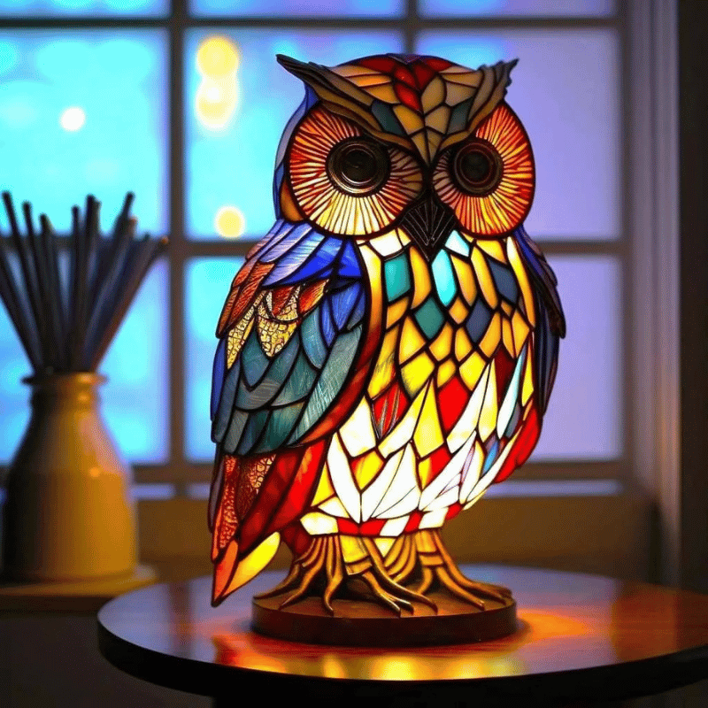Handmade artistic table lamp