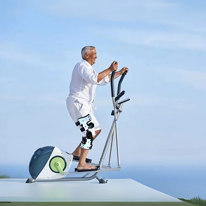 Knee brace with adjustable relief function for everyday life and leisure