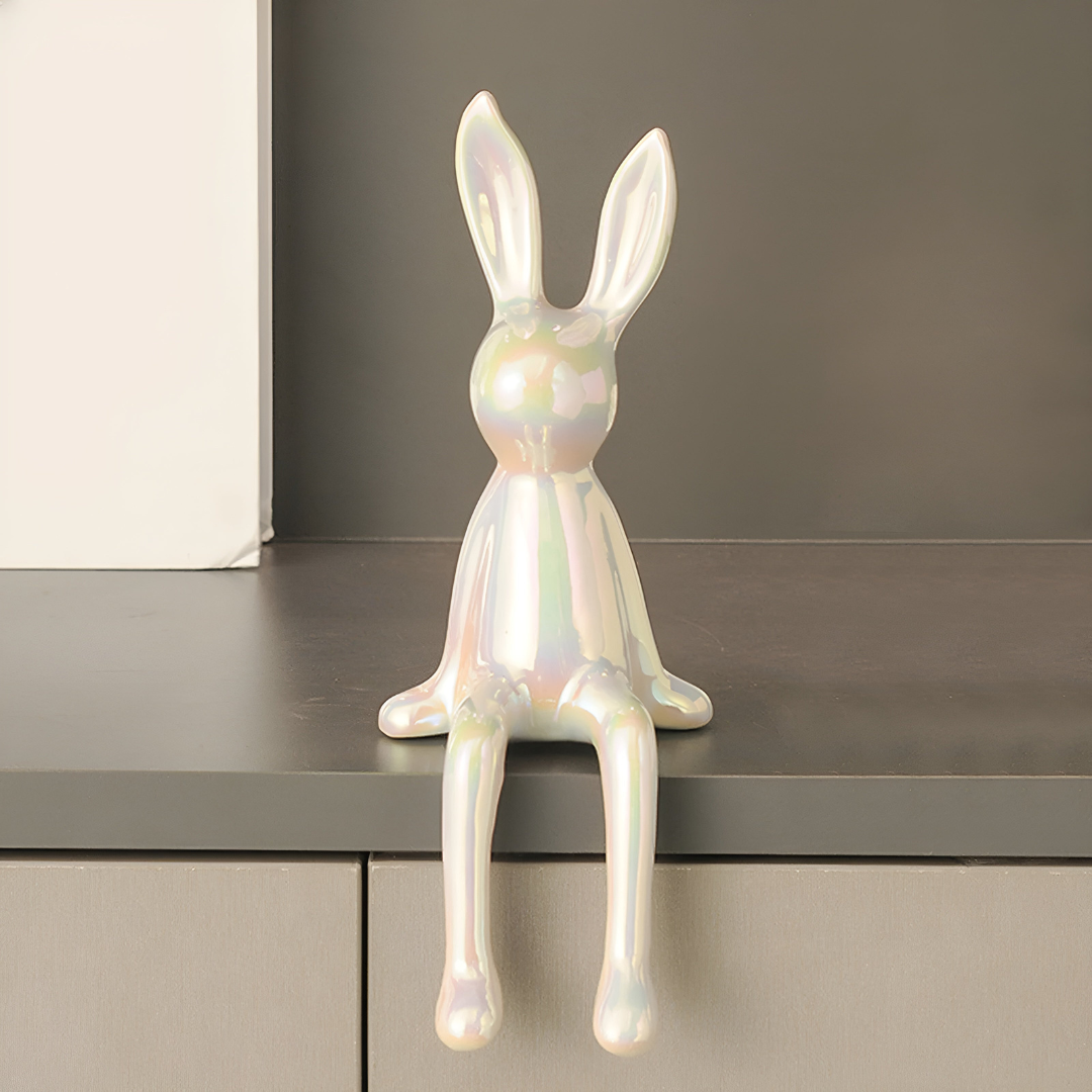 Deko Hase Keramikfigur Für Wohnzimmer