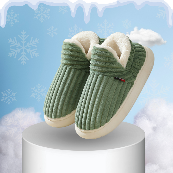 Women's Winter Slippers with Plush Lining 
