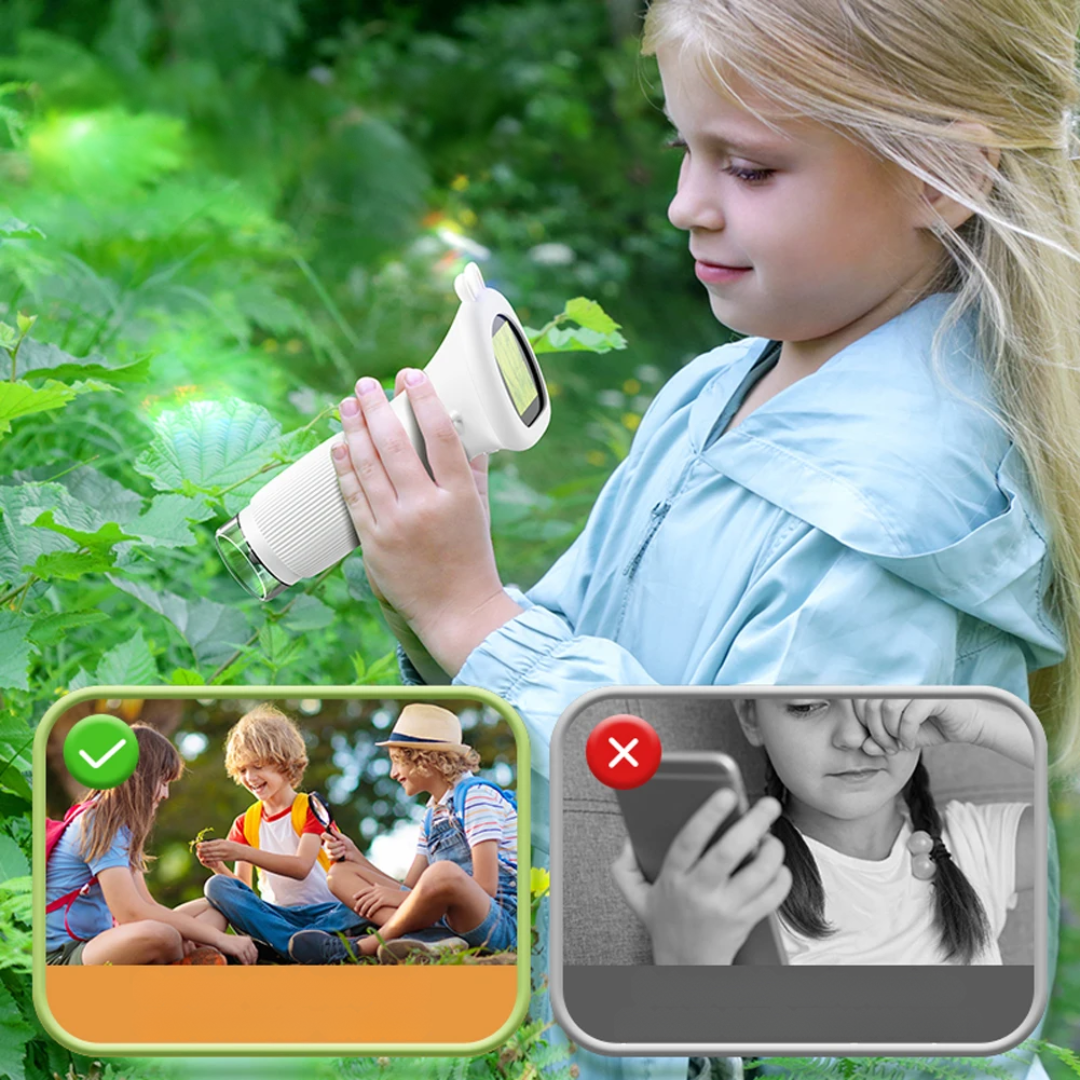 Digitales Kinder-Mikroskop mit Bildschirm
