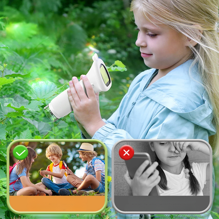 Digitales Kinder-Mikroskop mit Bildschirm