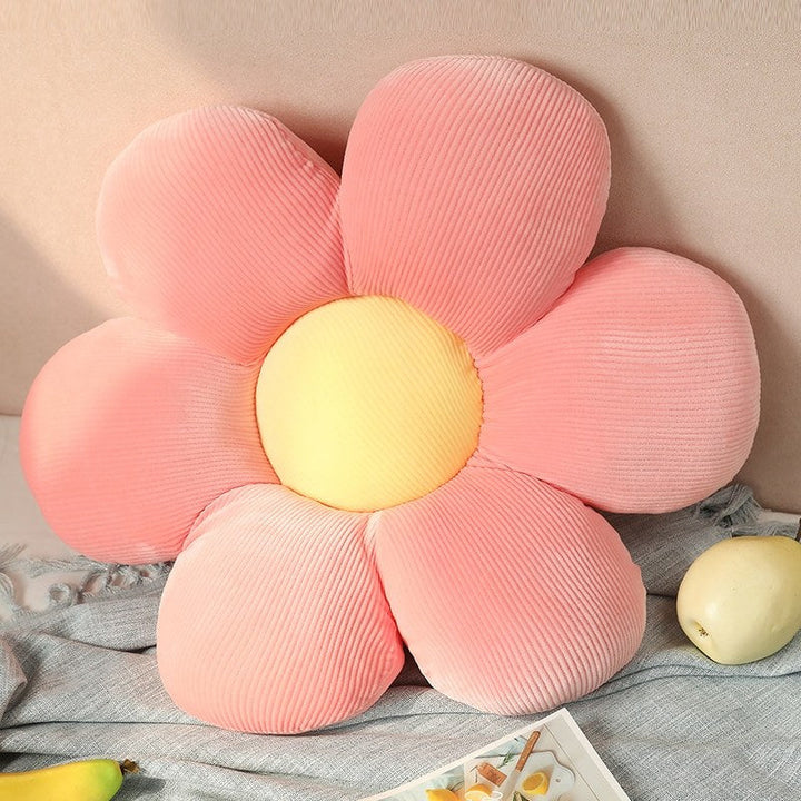 Dekokissen Samt Blumenform 40 Cm