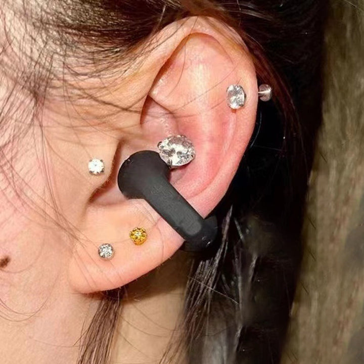 Open bone conduction headphones with ergonomic design and clear sound transmission