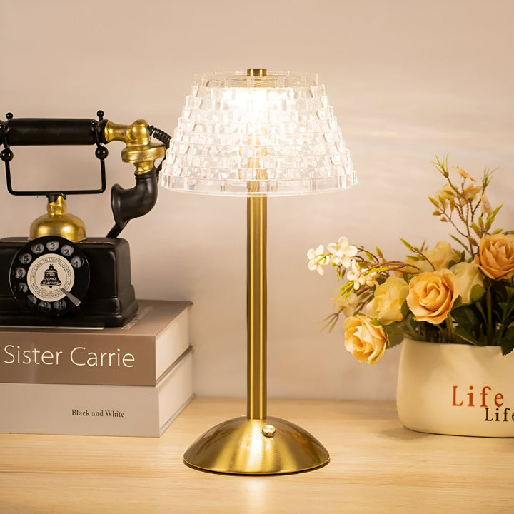 Kabellose Tischlampe im Vintage-Design