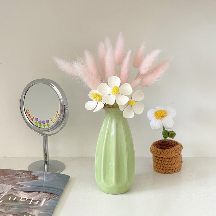 Keramik Blumenvase Minimalistisches Design