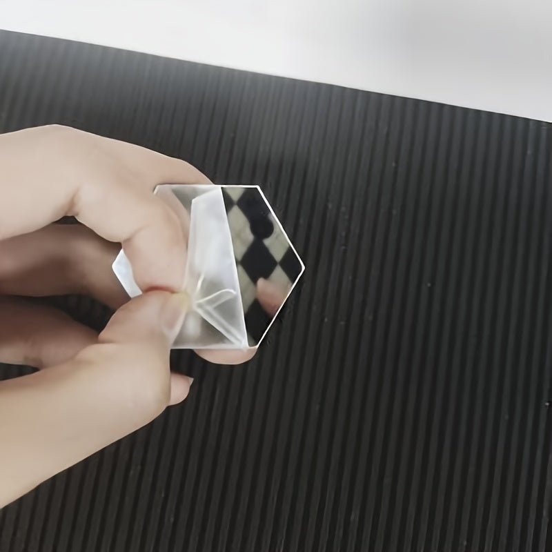 72-piece hexagonal acrylic mirror wall sticker set for DIY decoration