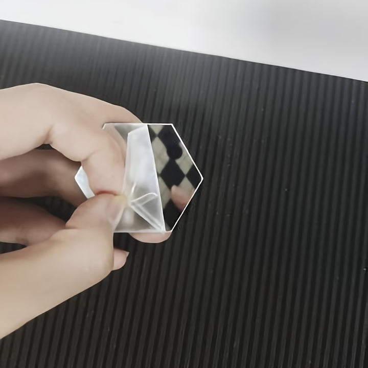 72-piece hexagonal acrylic mirror wall sticker set for DIY decoration