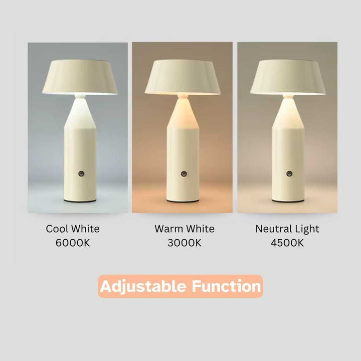 Metal Table Lamp Wired Design