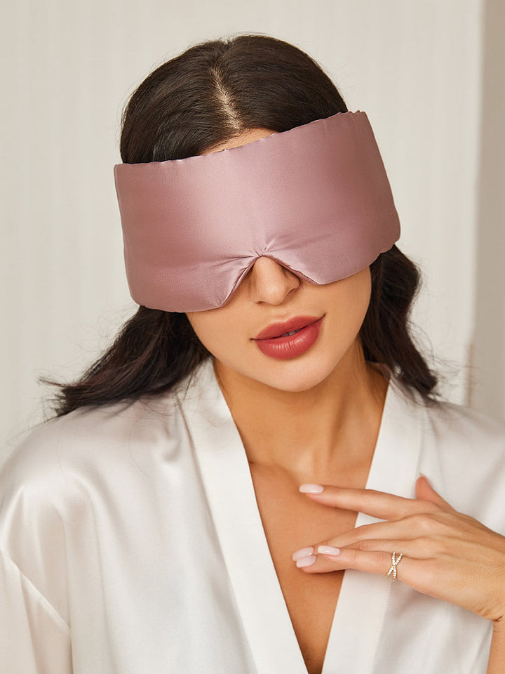 Floral sleep mask for women with Velcro closure