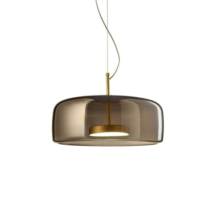 Modern glass pendant light – clear, timeless &amp; ideal for dining areas