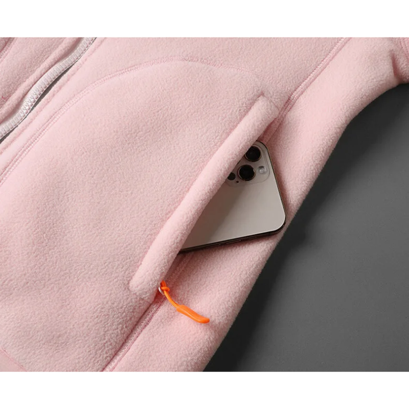 Women's Fleece Jacket with Classic Design 
