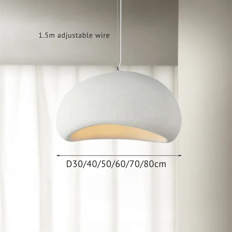 Minimalist pendant light for a tranquil living atmosphere