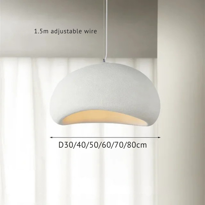 Minimalist pendant light for a tranquil living atmosphere