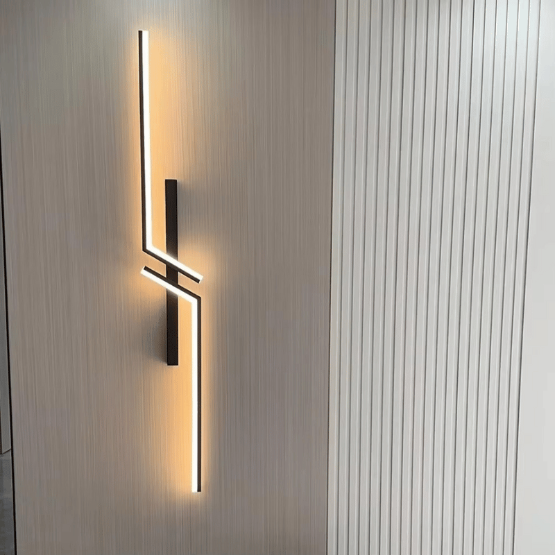 Modern wall lamp with artistic flair