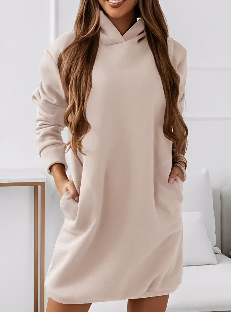 Women's Mini Hoodie Dress with Modern Cut